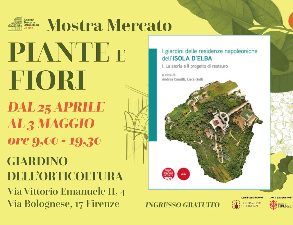 Presentazione del libro sui giardini delle residenze napoleoniche dell’Isola d’Elba